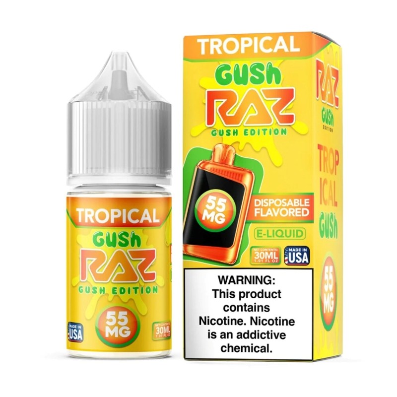 pod juice raz gush edition tropical gush nic salt