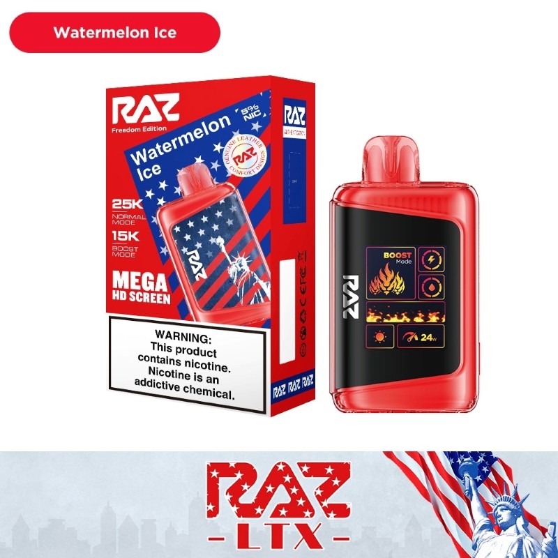 watermelon ice raz ltx 25k freedom edition