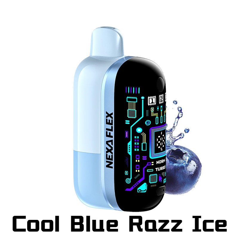 (cool) blue razz ice nexa flex