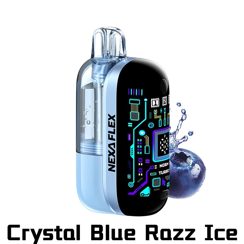(crystal) blue razz ice nexa flex
