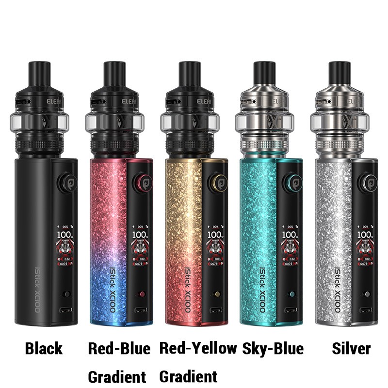 eleaf istick xc100 with melo x all colors
