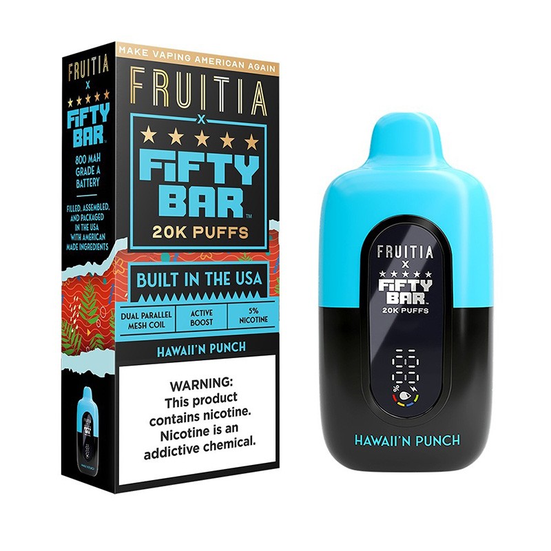 hawaiin punch fruitia x fifty bar 50k