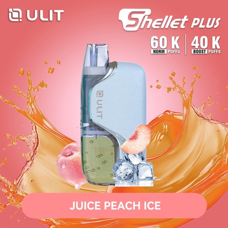 juice peach ice ulit shellet plus 60k