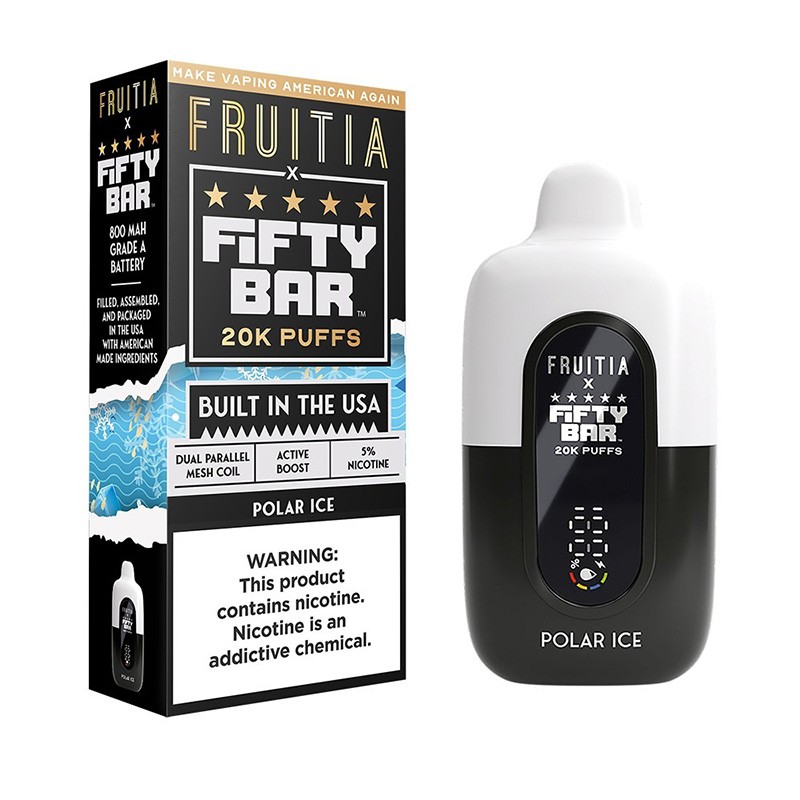 polar ice fruitia x fifty bar 50k