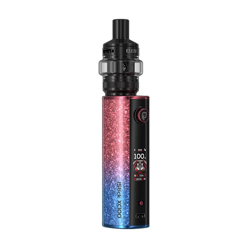 red blue gradient eleaf istick xc100 with melo x