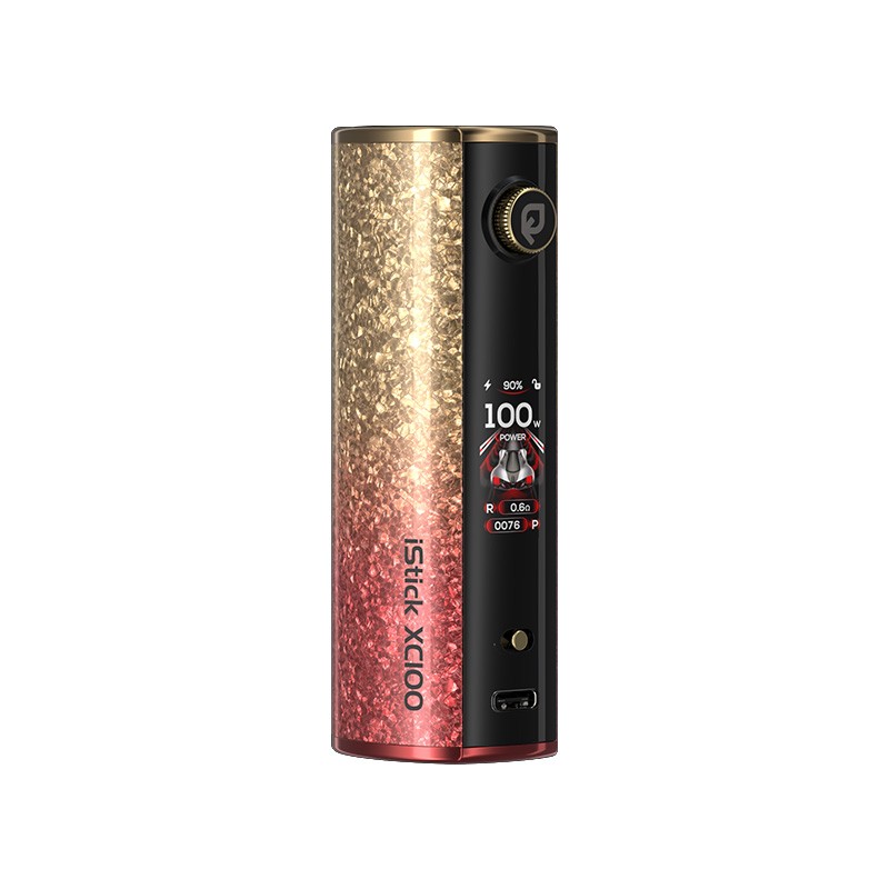 red yellow gradient eleaf istick xc100 box mod