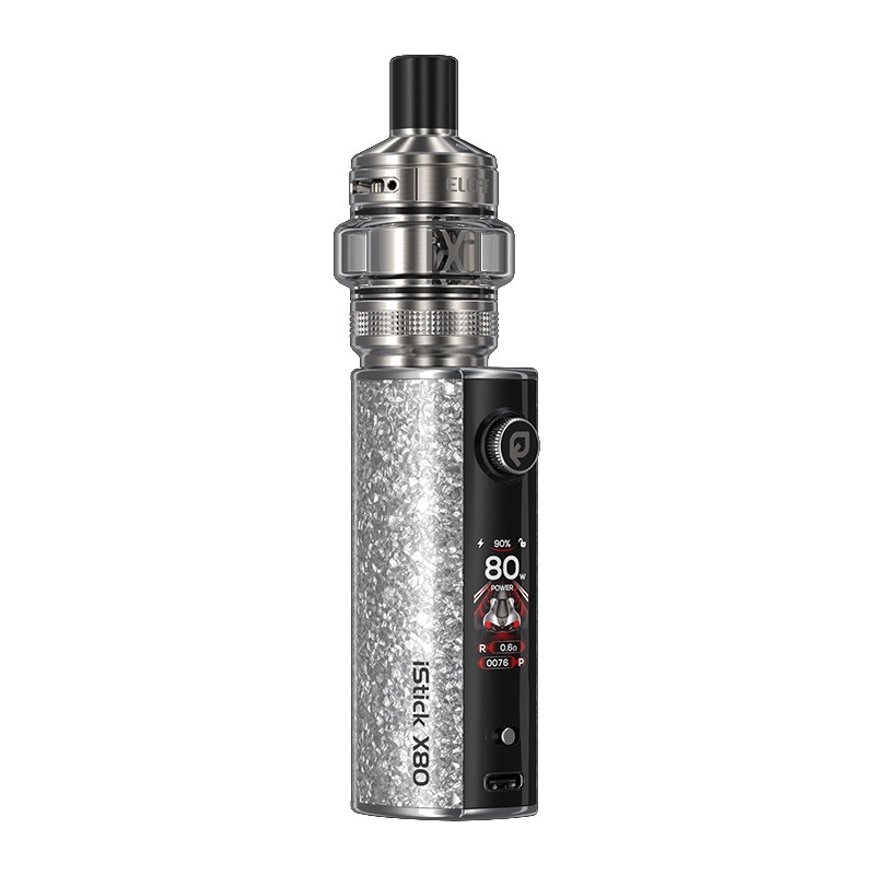 silver eleaf istick x80 vape mod kit