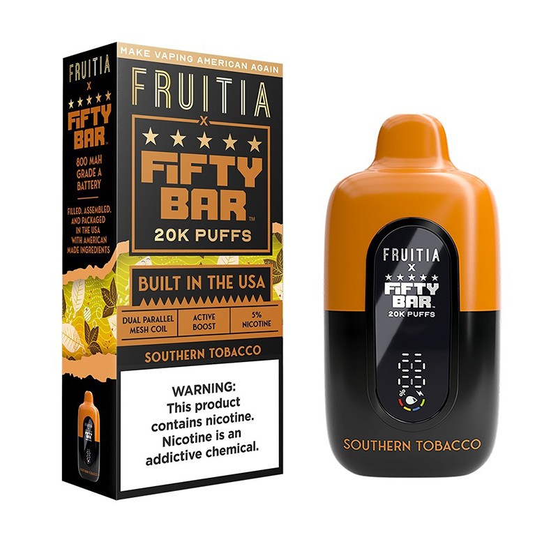 southern tobacco fruitia x fifty bar