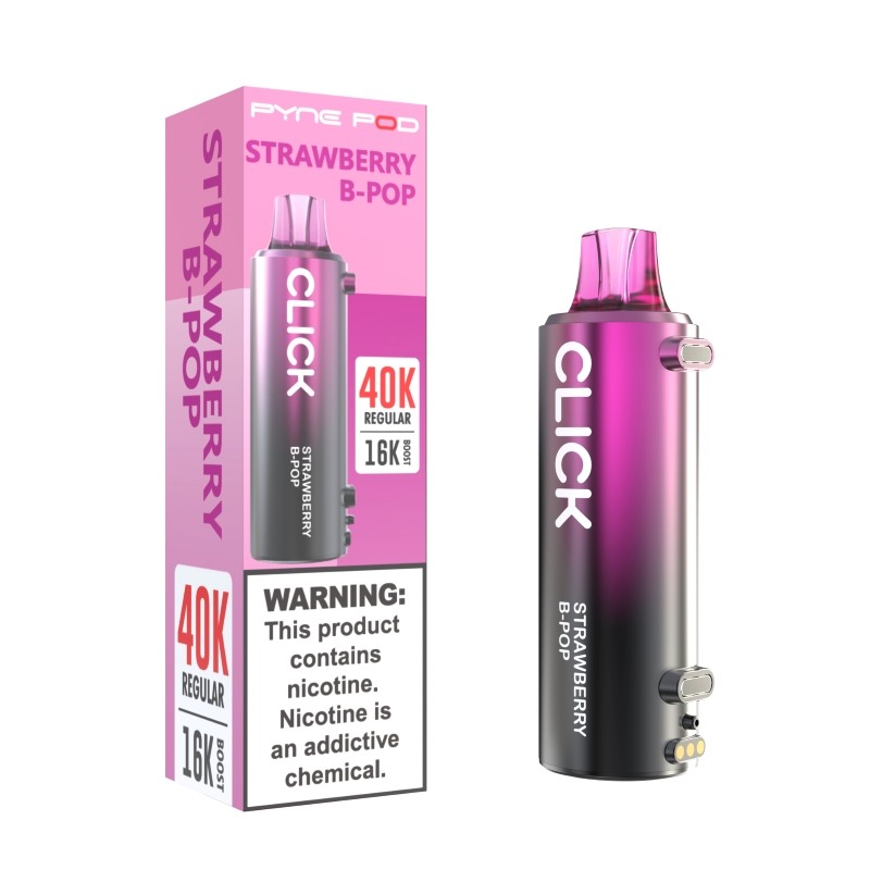 strawberry b-pop pyne pod click 40k disposable pod