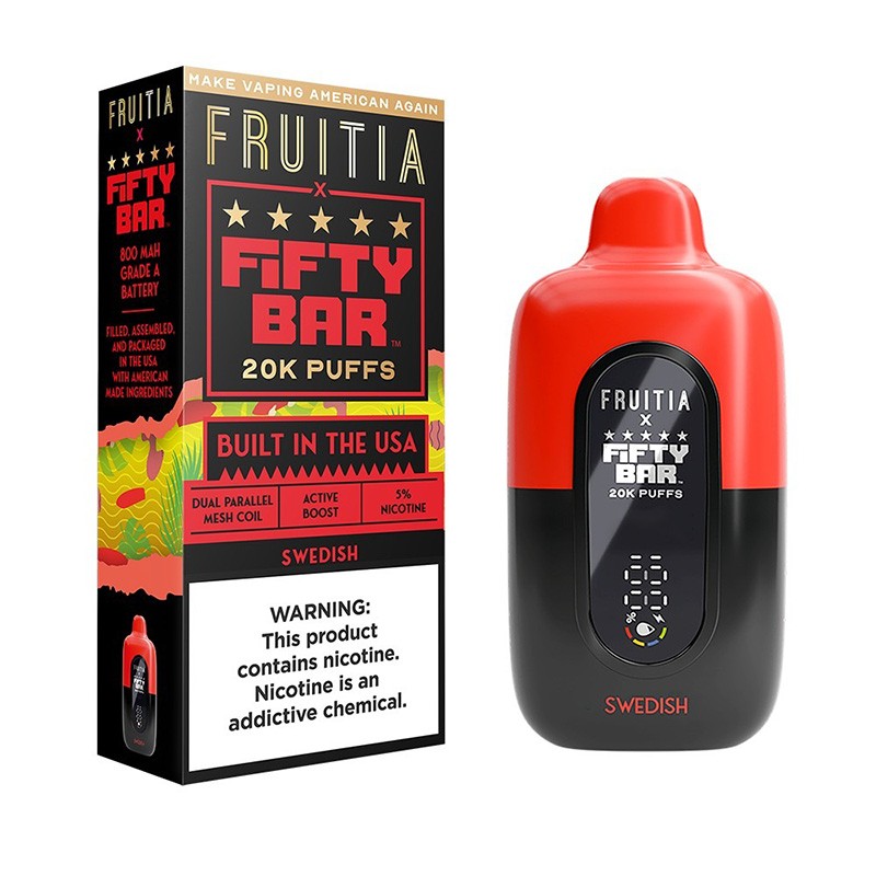 swedish fruitia x fifty bar 50k