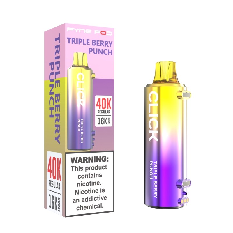triple berry punch pyne pod click 40k disposable pod