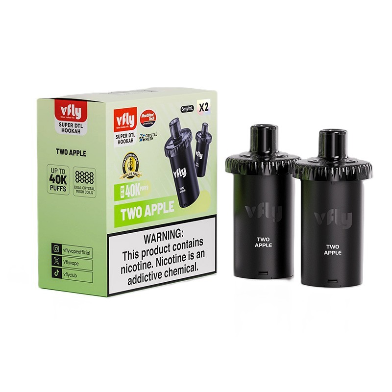 two apple vfly super dtl 40k disposable pod