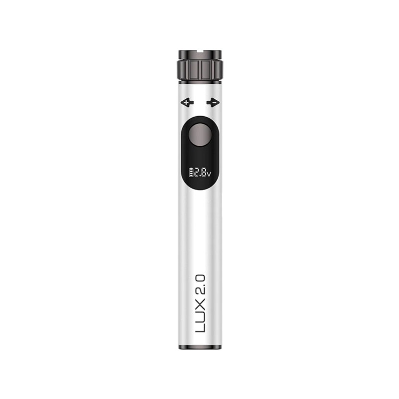 white yocan lux 2.0 510 thread battery
