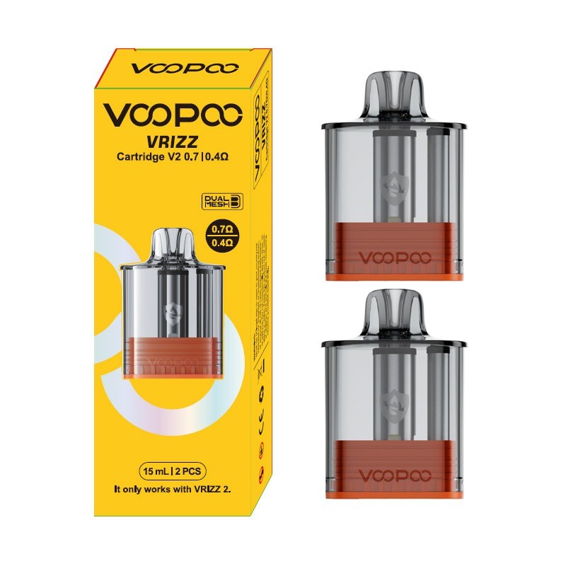 0.4ohm/0.7ohm voopoo vrizz v2 replacement pod cartridge