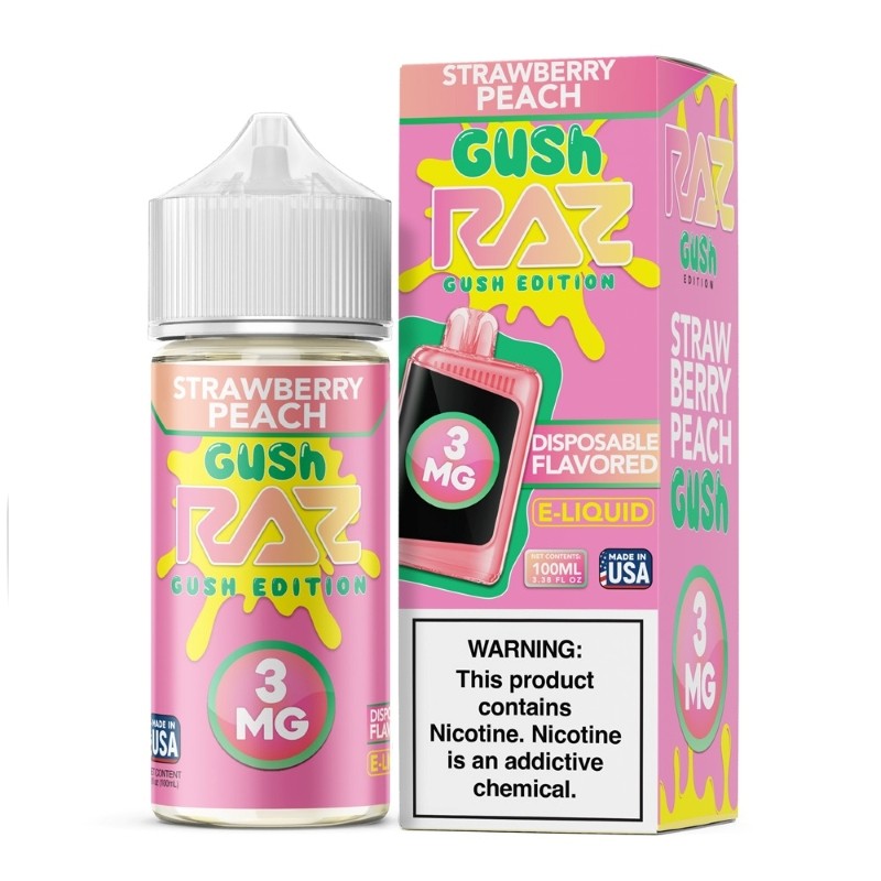 pod juice x raz gush edition strawberry peach gush