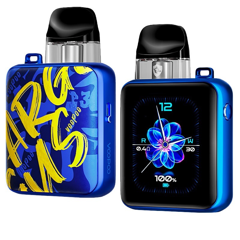 blue leather voopoo argus p3