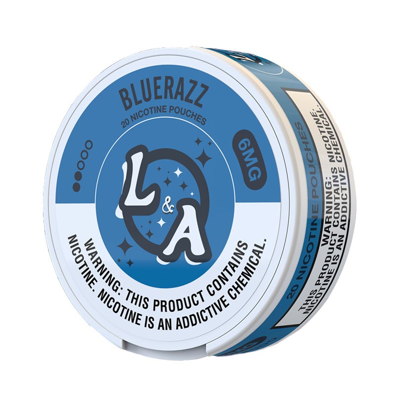 l&a bluerazz nicotine pouches
