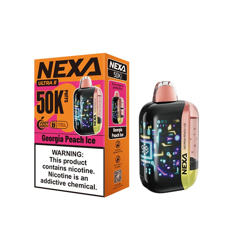georgia peach ice nexa ultra 2 50k