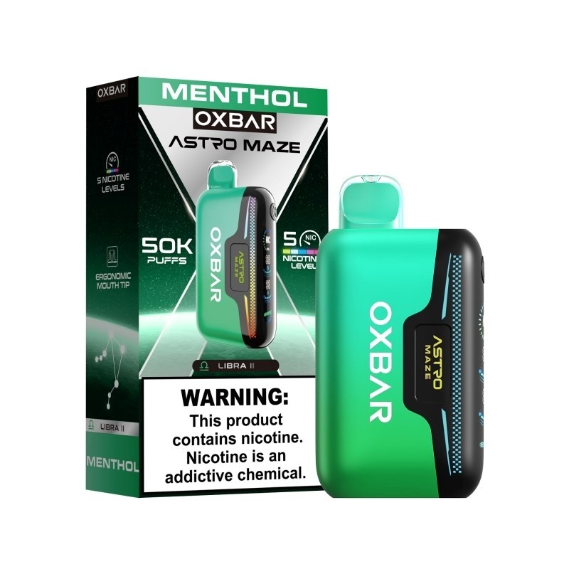 menthol oxbar astro maze 50k