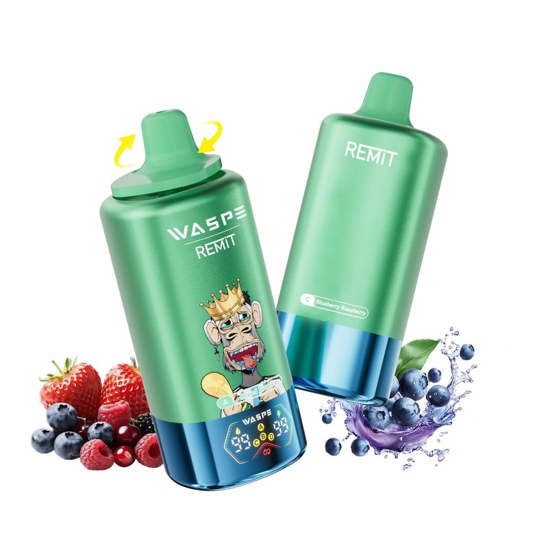 mixed berries & double apple ice & blueberry raspberry & blueberry honey waspe & remit 4-in-1 100k