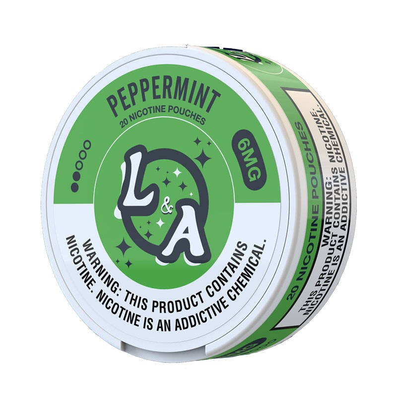 l&a peppermint nicotine pouches
