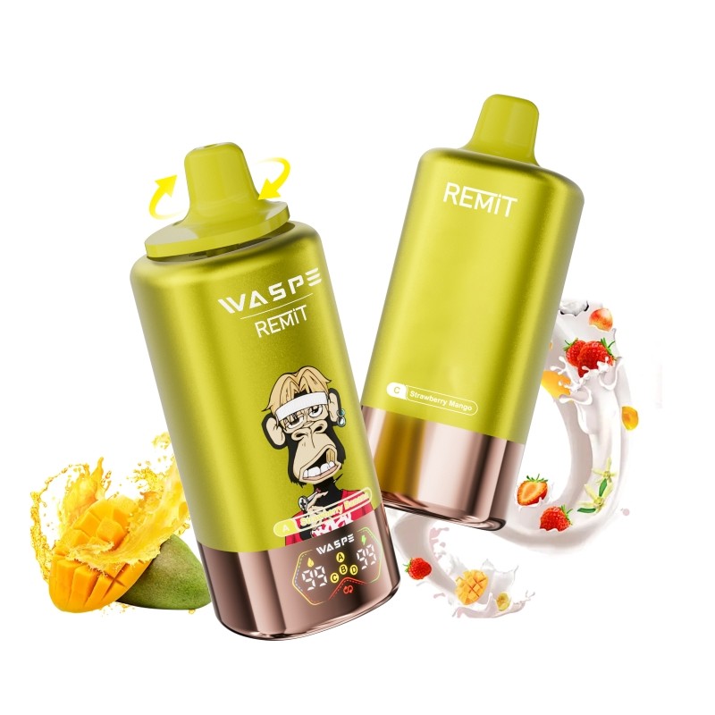 strawberry banana & strawberry red bull & strawberry mango & pink lemonade waspe & remit 4-in-1 100k