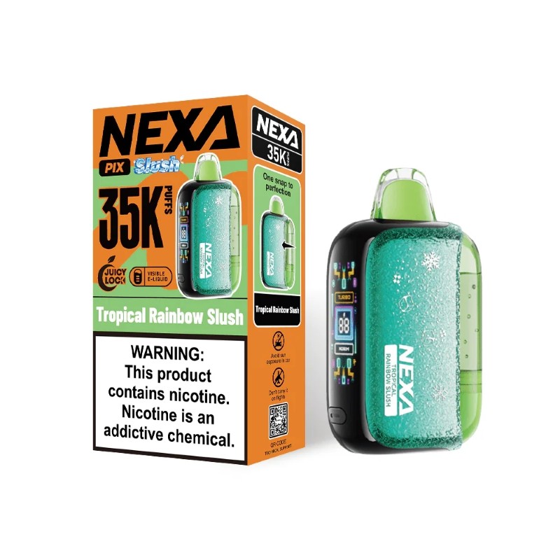 tropical rainbow slush nexa pix 35k slush edition