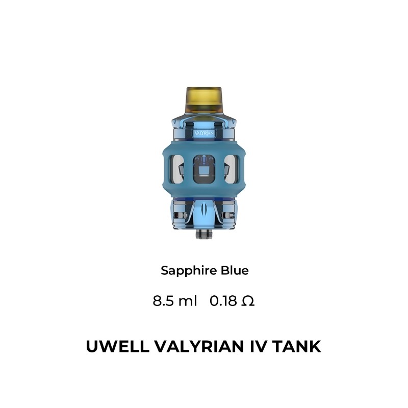 sapphire blue uwell valyrian 4 sub ohm tank