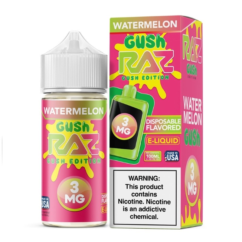 3mg pod juice x raz gush edition watermelon gush