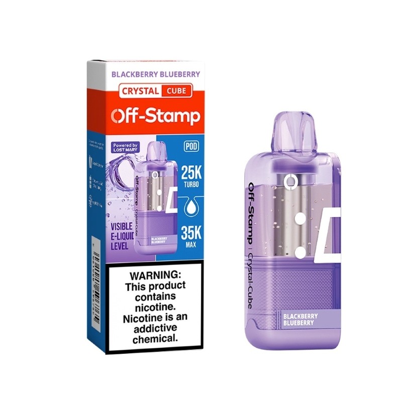 blackberry blueberry off-stamp x cube crystal cube 35k disposable pod