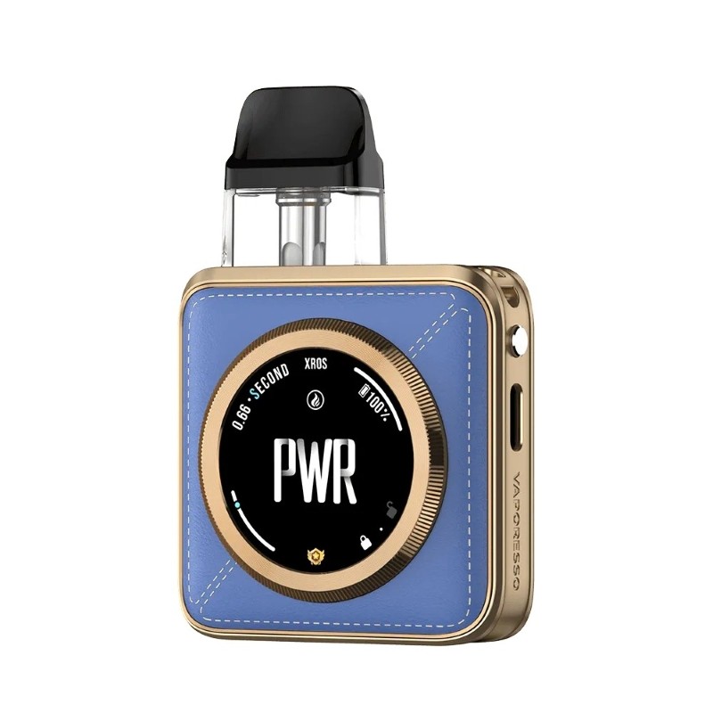 blue leatherette vaporesso xros 5 nano