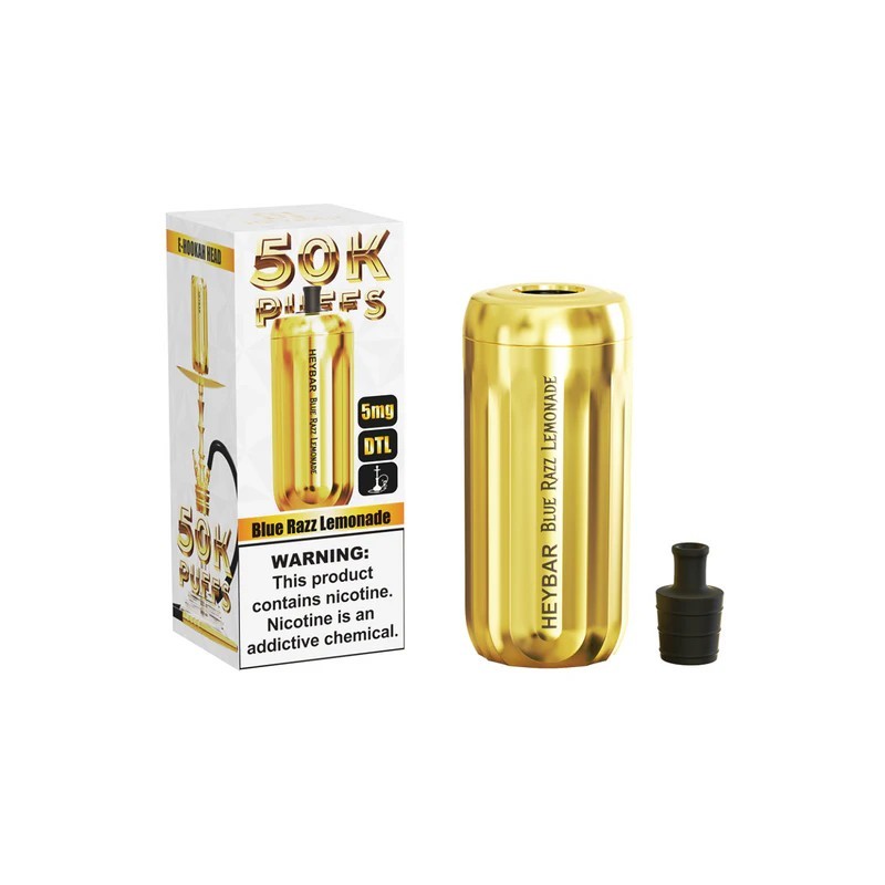 blue razz lemonade heybar e-hookah 50k