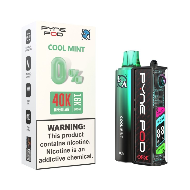 cool mint pyne pod l&a 40k nicotine free