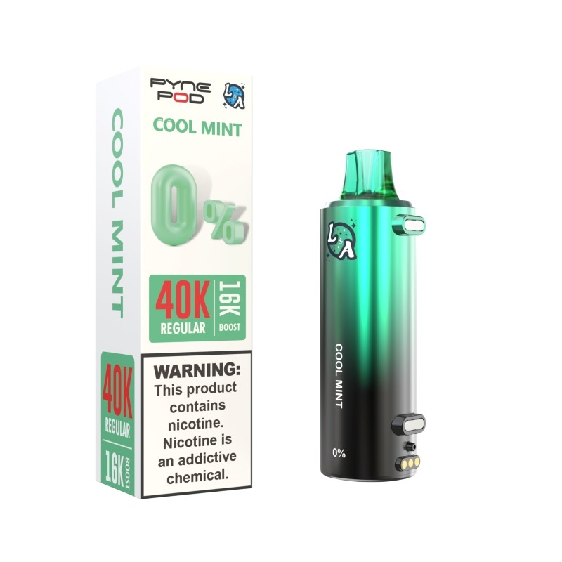 cool mint pyne pod l a 40k nicotine free pod