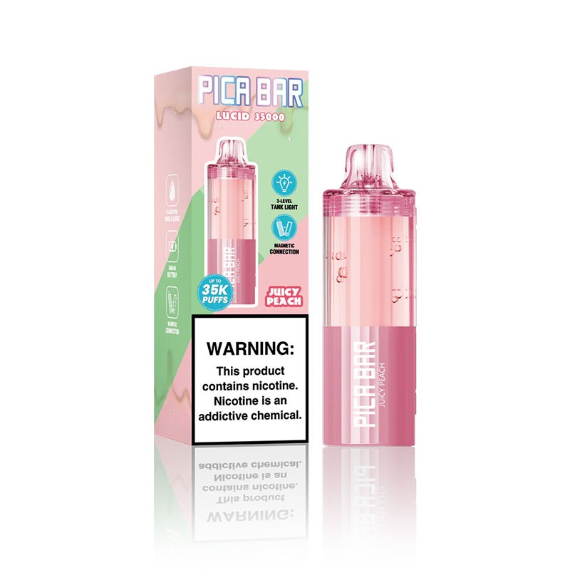 juicy peach pica bar lucid 35k pod