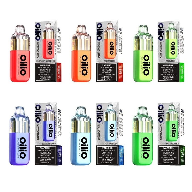 lookah oilio meteor 35k disposable pod all flavors