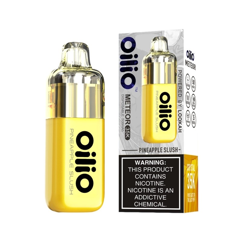pineapple slush lookah oilio meteor 35k disposable pod