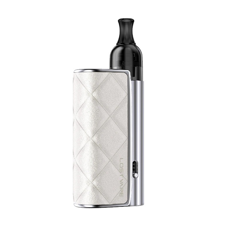 quilted silver lost vape thelema nexus mini