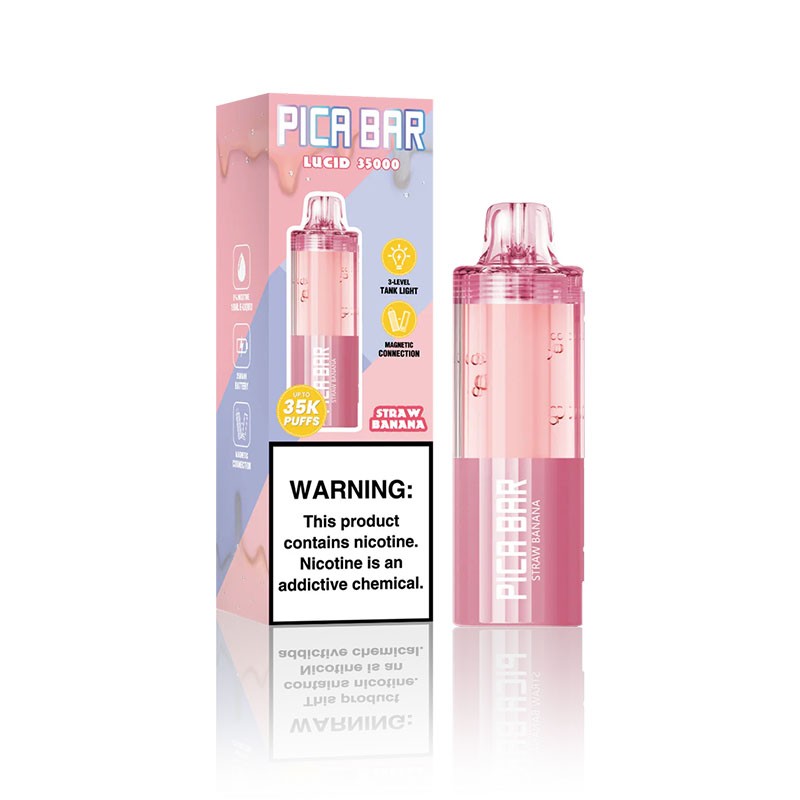 straw banana pica bar lucid 35k pod