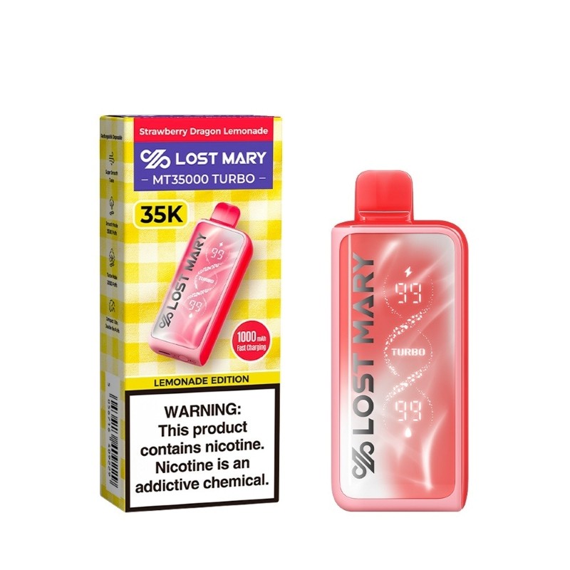 strawberry dragon lemonade lost mary mt35000 turbo lemonade edition