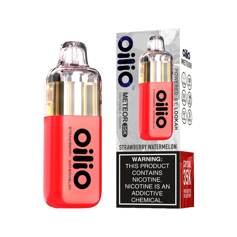 strawberry watermelon lookah oilio meteor 35k disposable pod