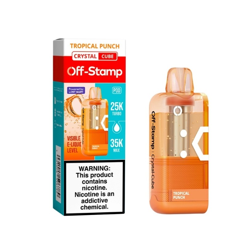 tropical punch off-stamp x cube crystal cube 35k disposable pod