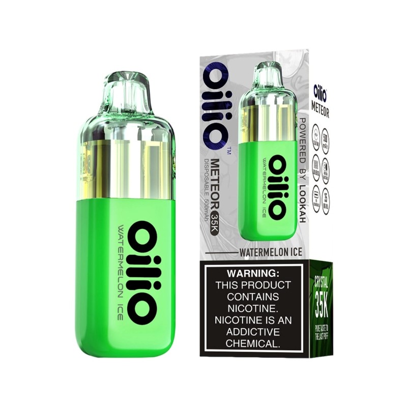 watermelon ice lookah oilio meteor 35k disposable pod