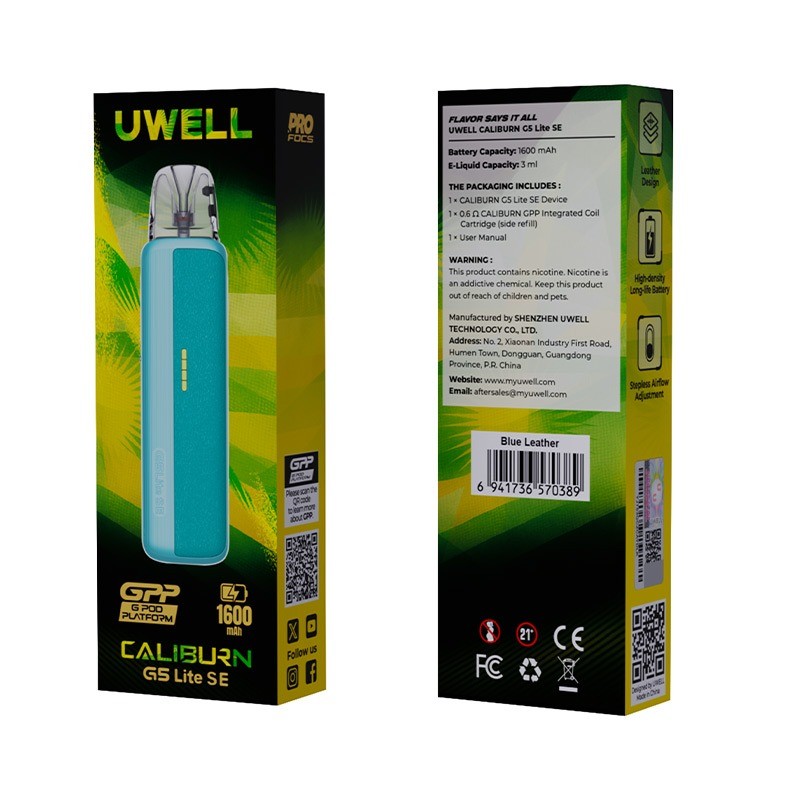 uwell caliburn g5 lite se kit pack
