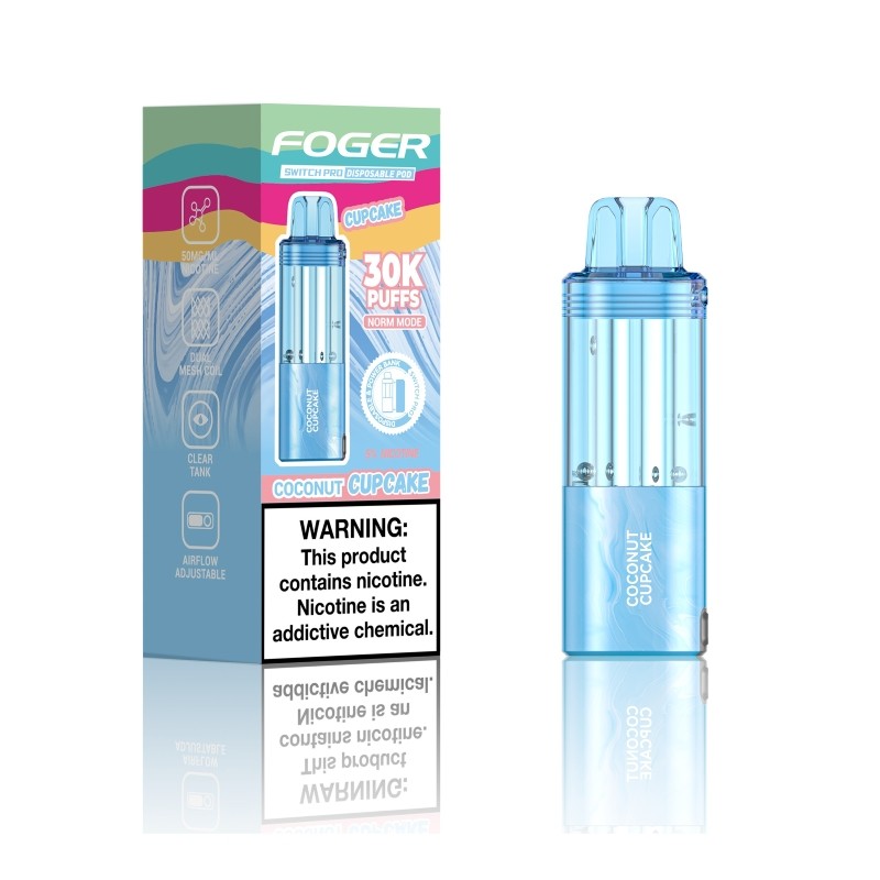coconut cupcake foger switch pro 30000 disposable pod