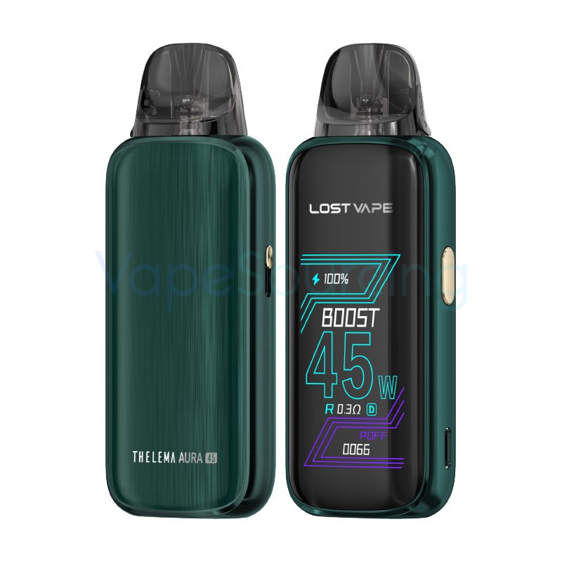 dark green lost vape thelema aura 45