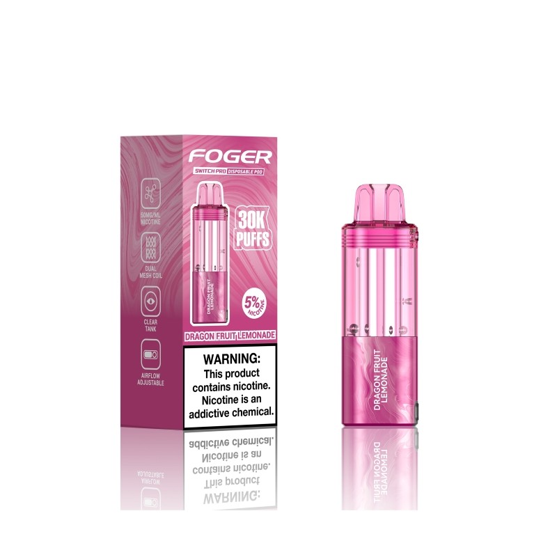 dragonfruit lemonade foger switch pro 30000 disposable pod