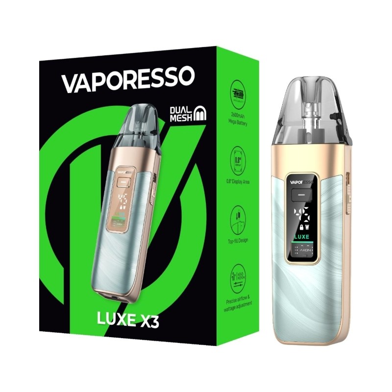 fluid green vaporesso luxe x3