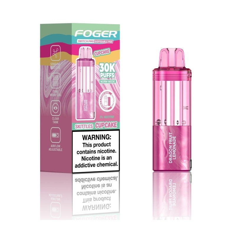 skittles cupcake foger switch pro 30000 disposable pod