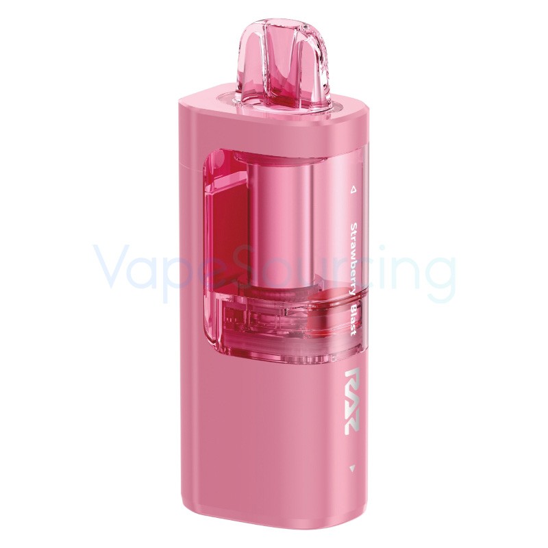 strawberry blast raz vue 50k disposable pod